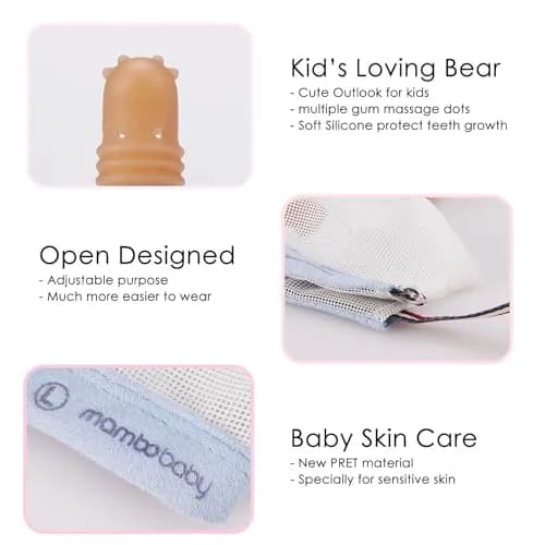 Elfzone Thumb Sucking Guard for Kids 1-2 Years | Breathable Silicone & Adjustable Fit thumbnail 2