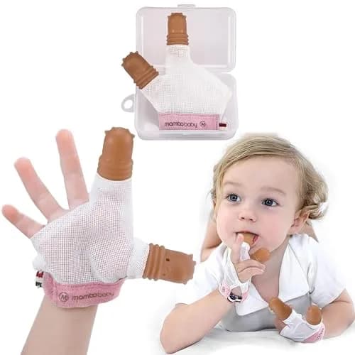 Elfzone Thumb Sucking Guard for Kids 1-2 Years | Breathable Silicone & Adjustable Fit thumbnail 1