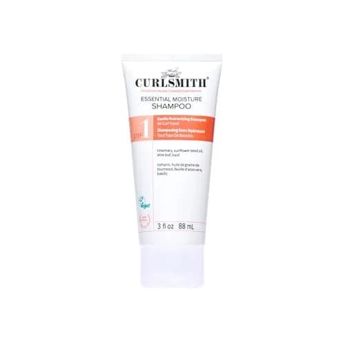 Curlsmith Essential Moisture Hydrating Shampoo 2 oz | Nourishes & Defines Curly Hair thumbnail 1