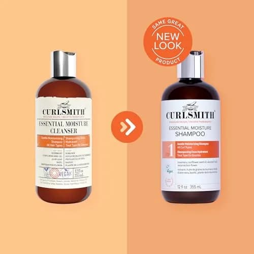 Curlsmith Essential Moisture Hydrating Shampoo 2 oz | Nourishes & Defines Curly Hair thumbnail 5