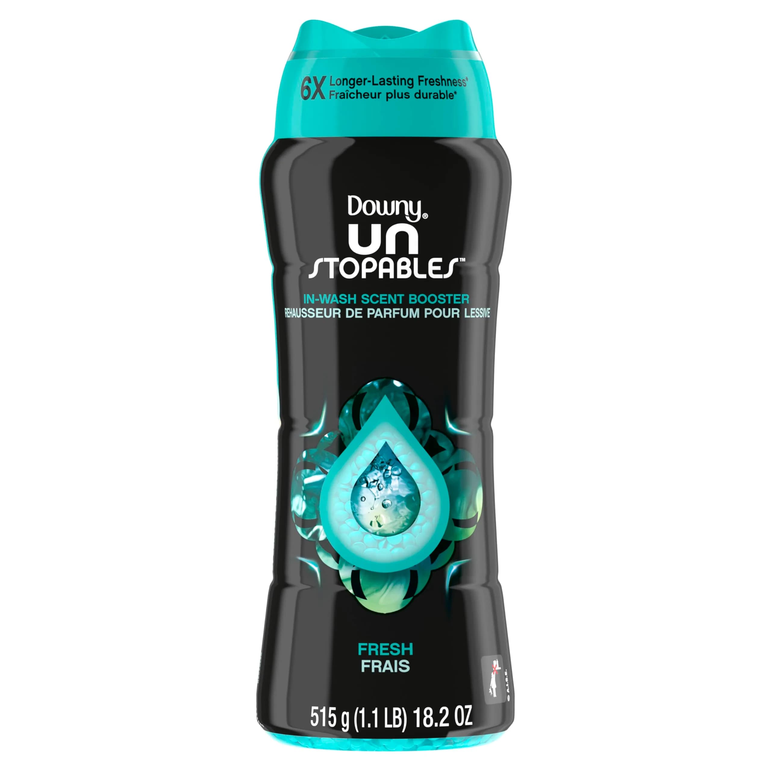 Downy Unstopables In-Wash Scent Booster Beads Fresh Scent, 18.2 oz (516 g) | Long-Lasting Fabric Freshness thumbnail 2