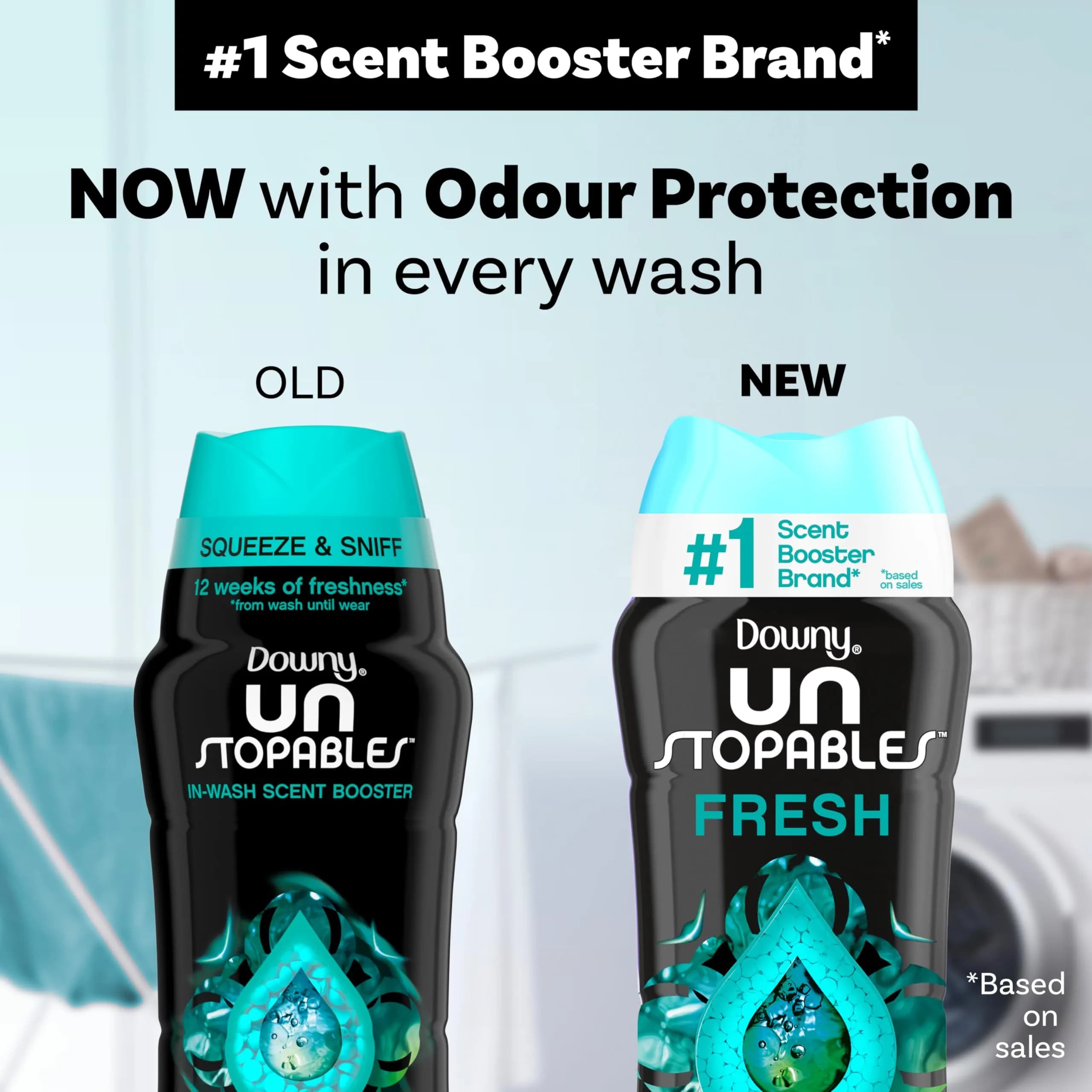 Downy Unstopables In-Wash Scent Booster Beads Fresh Scent, 18.2 oz (516 g) | Long-Lasting Fabric Freshness thumbnail 5