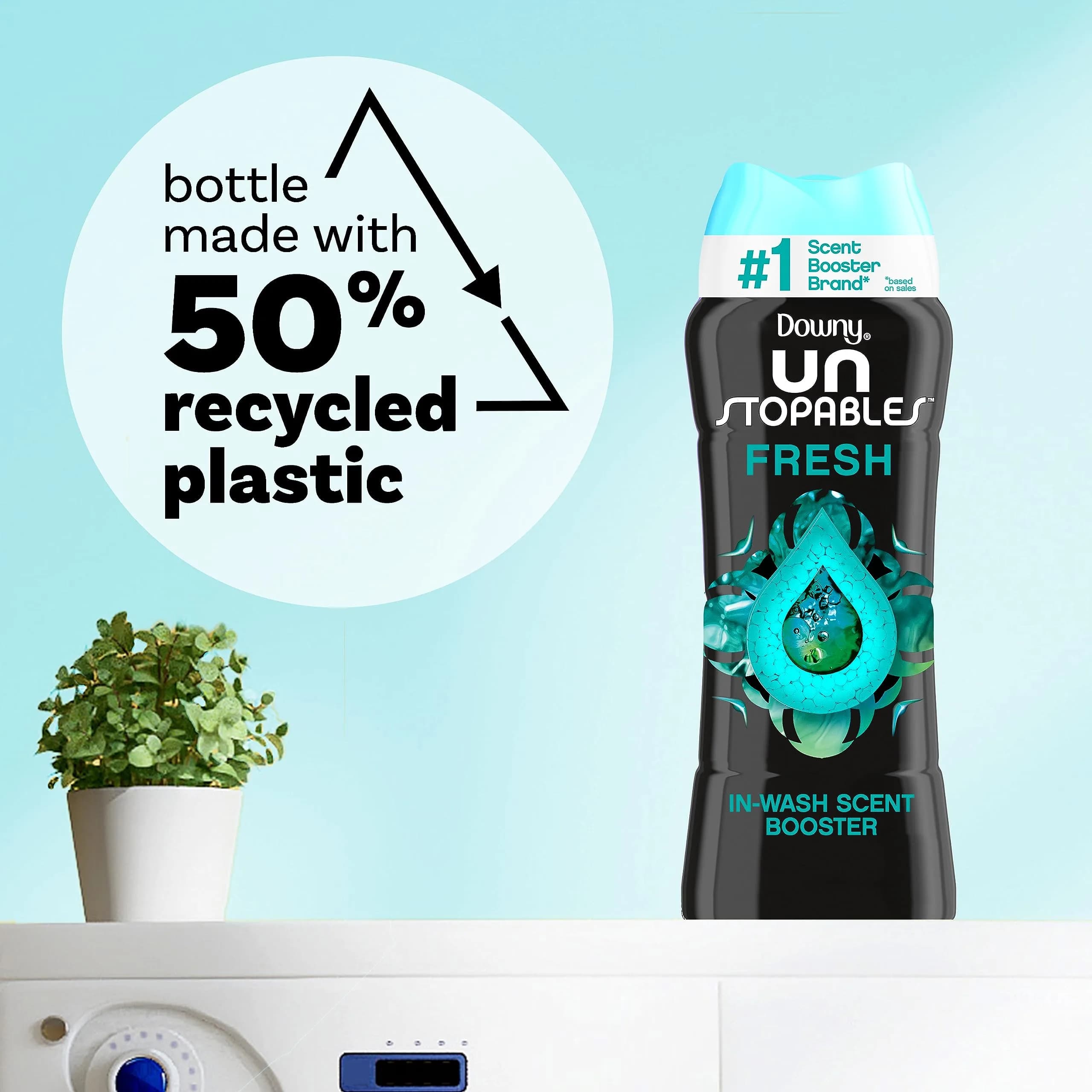 Downy Unstopables In-Wash Scent Booster Beads Fresh Scent, 18.2 oz (516 g) | Long-Lasting Fabric Freshness thumbnail 8