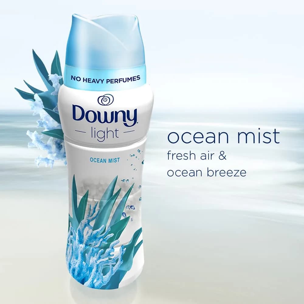 Downy Light Laundry Scent Booster Beads Ocean Mist Scent 18.2 OZ | Gentle Freshness for Indian Homes thumbnail 4
