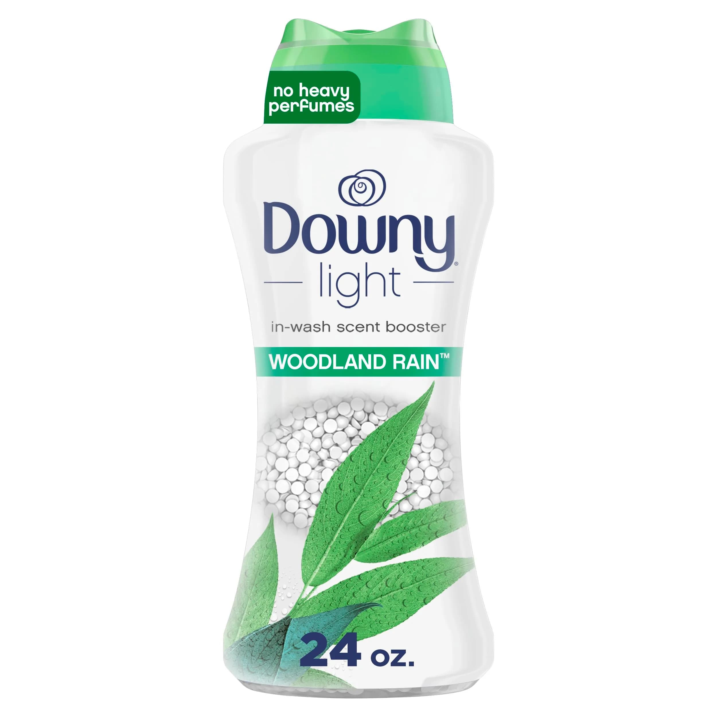 Downy Light Laundry Scent Booster Beads Woodland Rain 680g (24 oz) | Gentle Freshness for All Fabrics