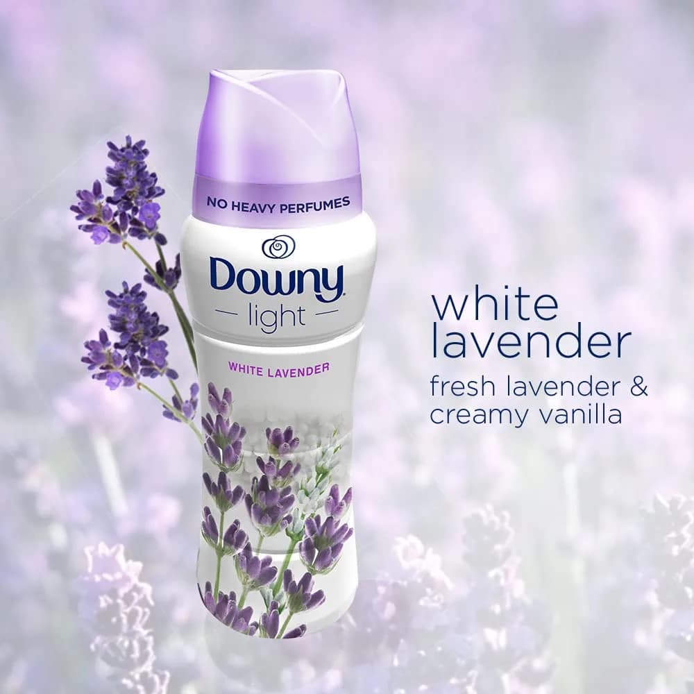 Downy Light Laundry Scent Booster Beads White Lavender 380g (13.4 OZ) | Long-Lasting Freshness Without Heavy Perfumes thumbnail 6