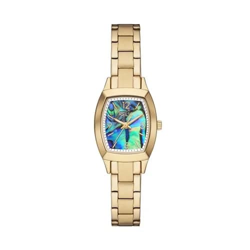 Relic Women's Everly Three-Hand Gold Stainless Steel Bracelet Watch | Elegant 24mm Case, Water-Resistant 50m thumbnail 1