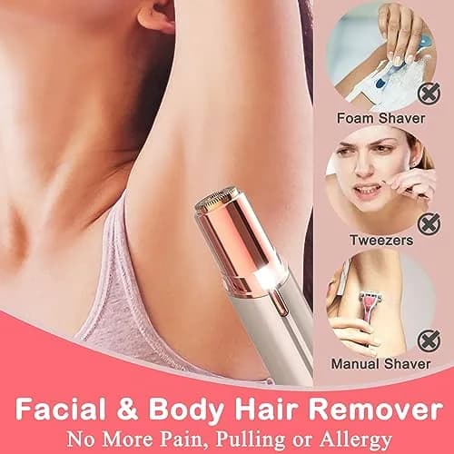 LAIKME Facial Hair Remover for Women - Lady Face Epilator - USB Rechargeable, Gentle & Precise thumbnail 5