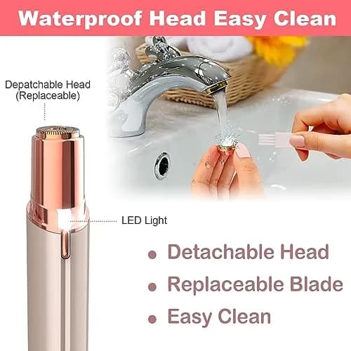 LAIKME Facial Hair Remover for Women - Lady Face Epilator - USB Rechargeable, Gentle & Precise thumbnail 6