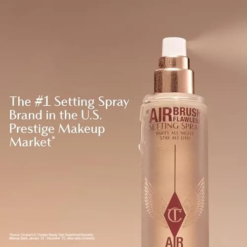 Charlotte Tilbury Airbrush Flawless Setting Spray 200ml | Hydrating & Waterproof, All-Day Makeup Lock thumbnail 6