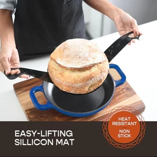 Krustic Enameled Cast Iron Dutch Oven 6 Qt | Perfect for Sourdough & Versatile Cooking thumbnail 2