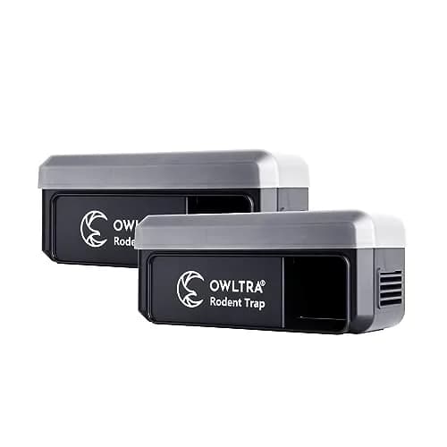 OWLTRA 2 Pack OW-7 In-/Outdoor Electric Rodent Trap Waterproof Grade IPX4 | Humane Mouse & Rat Control thumbnail 1