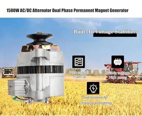 EODSAD 12V 14V Electricity Generator | Low RPM Permanent Magnet Synchronous Power thumbnail 5