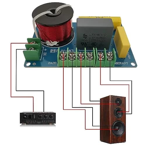 HiQltyla 3 Way Speaker Crossover 200W Passive for HiFi Home Audio 4-8 Ohm | PUV-W3 Model thumbnail 3