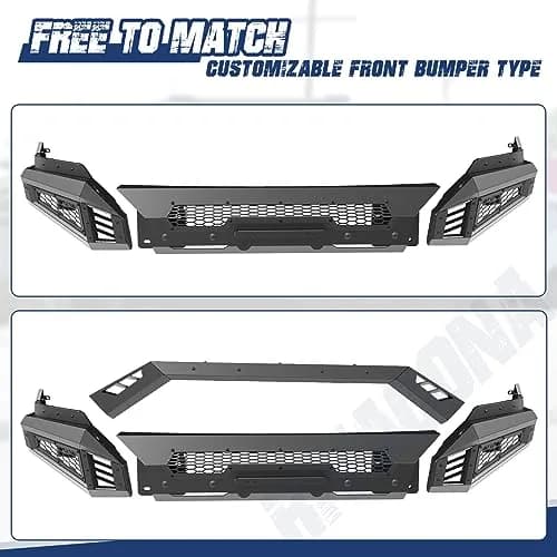 Hawkley Ram 1500 Front Bumper 2013-2023 | Heavy Duty Steel Replacement thumbnail 7