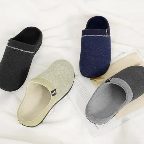 ERGOfoot Orthopedic Slippers for Women Men with Arch Support | Grey, Size 13 Women/12 Men thumbnail 7