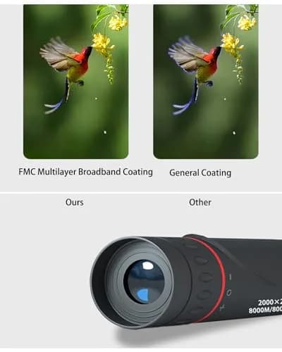 WenTigDY Mini Monocular Telescope 2000X24mm | 8000M-80000M Field of View thumbnail 3