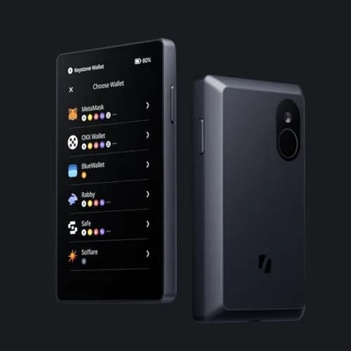 KEYSTONE Cryptocurrency Hardware Wallet Air-gapped 4-inch Touch Screen | Secure Crypto Storage thumbnail 6