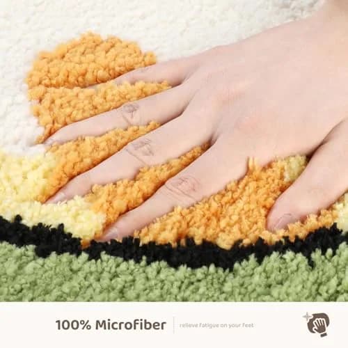 Molesun Cat Bath Mat 20x31 Inch | Soft Absorbent Microfiber Rug with Non-Slip TPR Backing thumbnail 5
