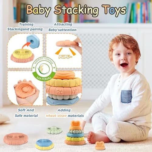 i diy Baby Toys 0-6-12 Months | Montessori & Sensory Play Set for 1+ Year thumbnail 6