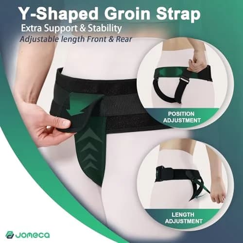 JOMECA Pelvic Support Belt for Prolapse & SPD, X-Large Black | Hip Circumference 41-54 Inch thumbnail 4