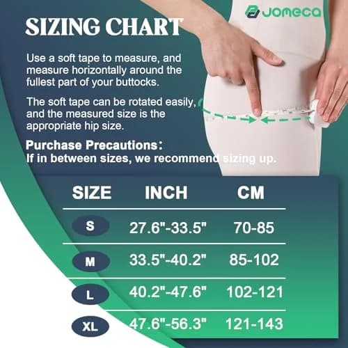 JOMECA Pelvic Support Belt for Prolapse & SPD, X-Large Black | Hip Circumference 41-54 Inch thumbnail 2