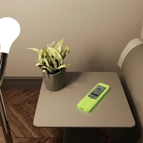 PIUAMUNKJ Luminous Green Silicone Protective Cover with Lanyard for Samsung Solar Cell Remote | Fits BN59-01432A/BN59-01436B/TM2360E/TM2360F thumbnail 4