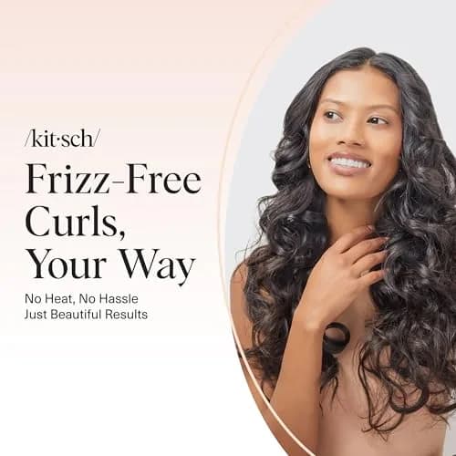 Kitsch Satin Heatless Curls Overnight Set - Ivory | Gentle Frizz-Free Hair Styling thumbnail 8