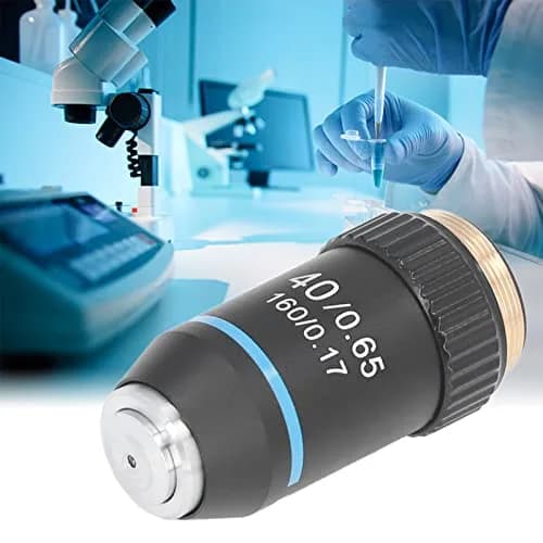 Fafeicy 40X Achromatic Microscope Objective Lens | Brass, 20.2mm RMS Interface, Bright & Sharp Imaging thumbnail 5