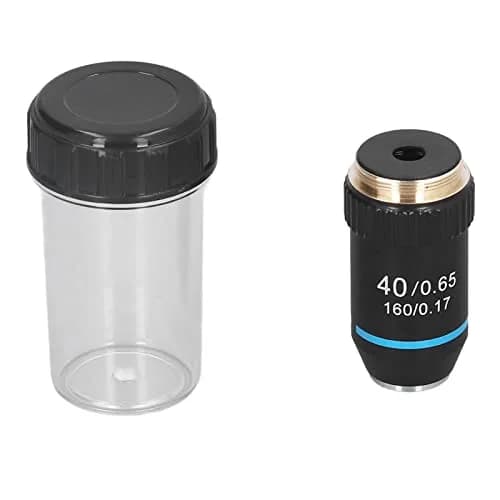 Fafeicy 40X Achromatic Microscope Objective Lens | Brass, 20.2mm RMS Interface, Bright & Sharp Imaging thumbnail 6