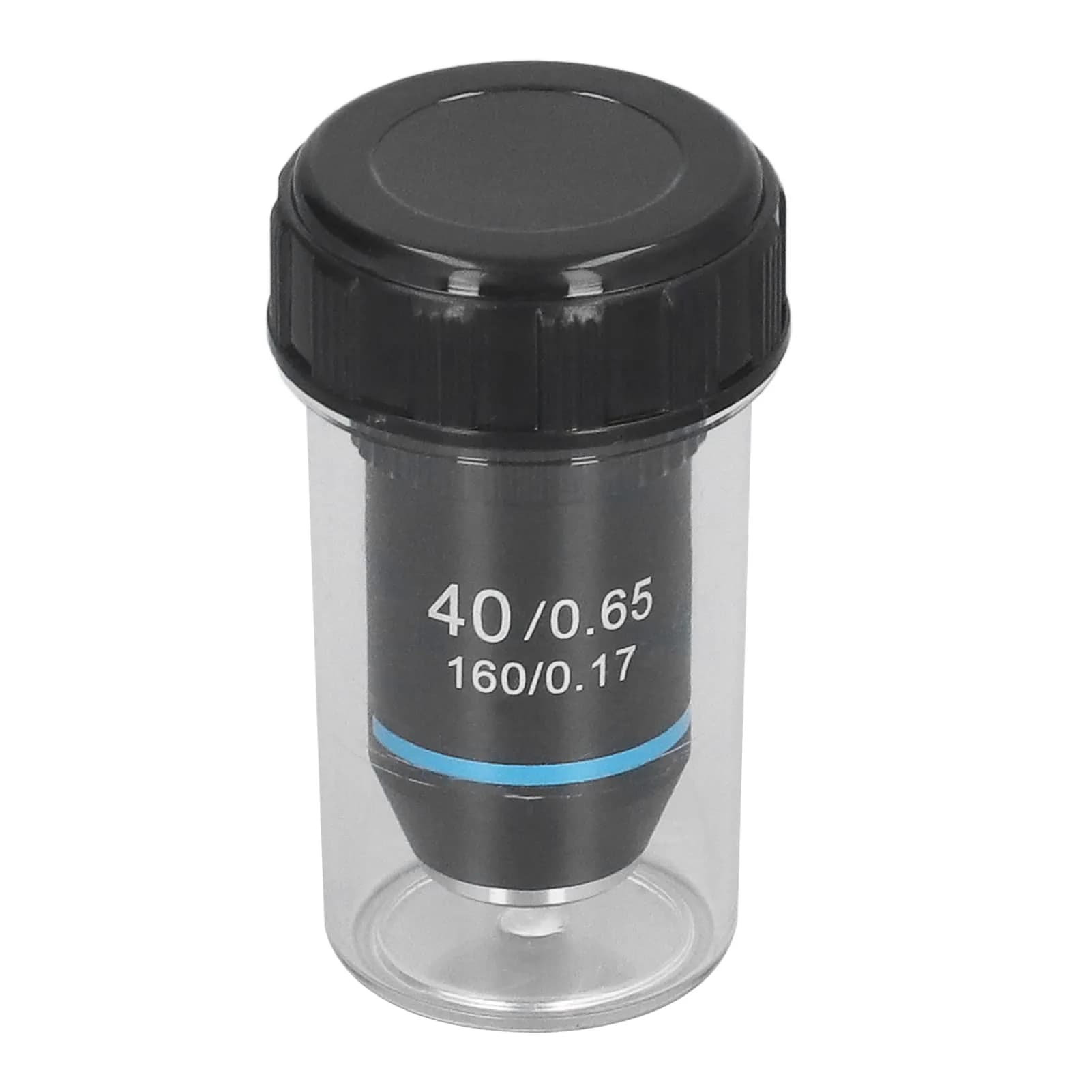 Fafeicy 40X Achromatic Microscope Objective Lens | Brass, 20.2mm RMS Interface, Bright & Sharp Imaging - main product image