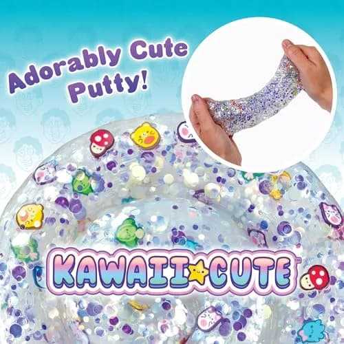 Crazy Aaron's Thinking Putty Kawaii Cute 96ml (3.2 oz) | Glitter & Charms for Sensory Play thumbnail 4
