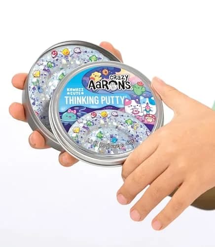 Crazy Aaron's Thinking Putty Kawaii Cute 96ml (3.2 oz) | Glitter & Charms for Sensory Play thumbnail 2
