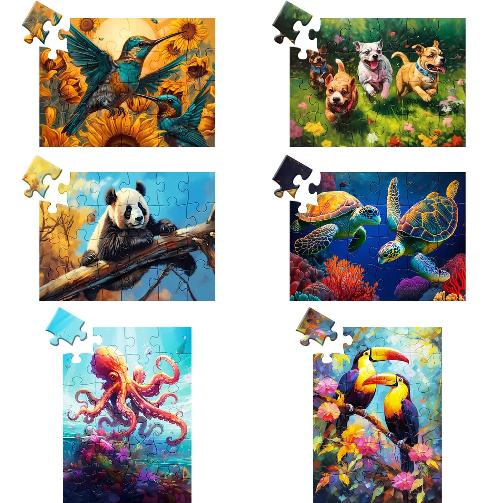 WSCXSC 24 Large Piece Puzzle for Seniors | Dementia & Elderly Friendly, Easy & Bright Colors