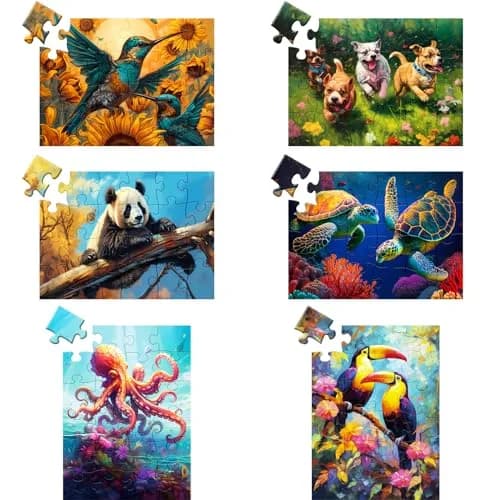WSCXSC 24 Large Piece Puzzle for Seniors | Dementia & Elderly Friendly, Easy & Bright Colors thumbnail 1