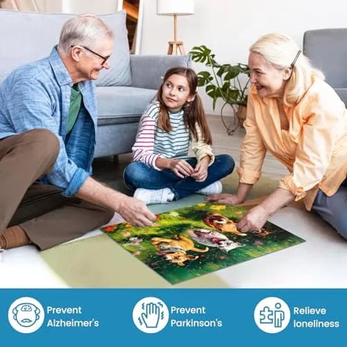 WSCXSC 24 Large Piece Puzzle for Seniors | Dementia & Elderly Friendly, Easy & Bright Colors thumbnail 7