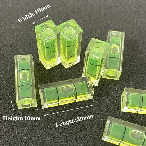 ZUJHPYMI Mini Square Bubble Level 10x10x29mm | Precision Layout Tool for Instruments thumbnail 3