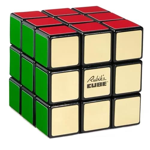 Rubik's Cube 50th Anniversary Retro Puzzle Cube & Brain Teaser Fidget Toy | Classic 3x3 Vintage Design, Collectible & Brain-Boosting thumbnail 1