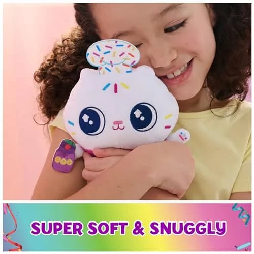 DREAMWORKS GABBY'S DOLLHOUSE 6-inch Cakey Cat Plush Celebration Series | Soft, Cuddly & Imaginative thumbnail 2