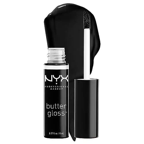 NYX PROFESSIONAL MAKEUP Butter Gloss Lip Gloss, Licorice (Black) 8ml (0.27 Fl Oz) | Sheer to Medium Coverage thumbnail 1