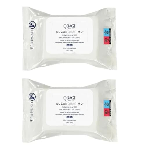 Obagi Medical Acne Cleansing Wipes 25 count | Salicylic Acid for Acne & Oily Skin (70-120 chars) thumbnail 1