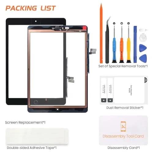 AGCUT iPad 9th Gen Screen Replacement 10.2 Inch | High-Quality Digitizer with Home Button & Video thumbnail 7