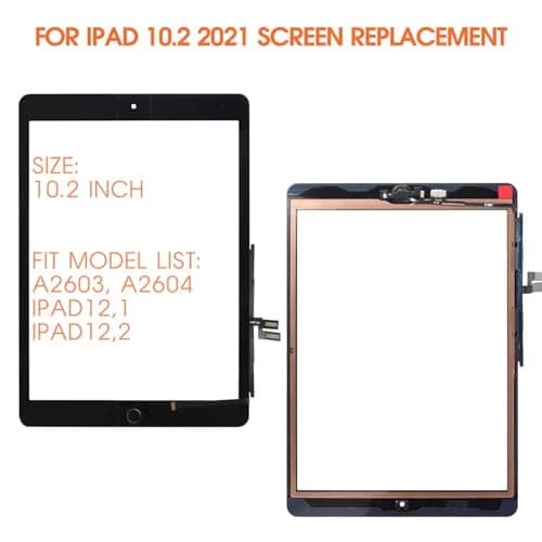 AGCUT iPad 9th Gen Screen Replacement 10.2 Inch | High-Quality Digitizer with Home Button & Video thumbnail 2
