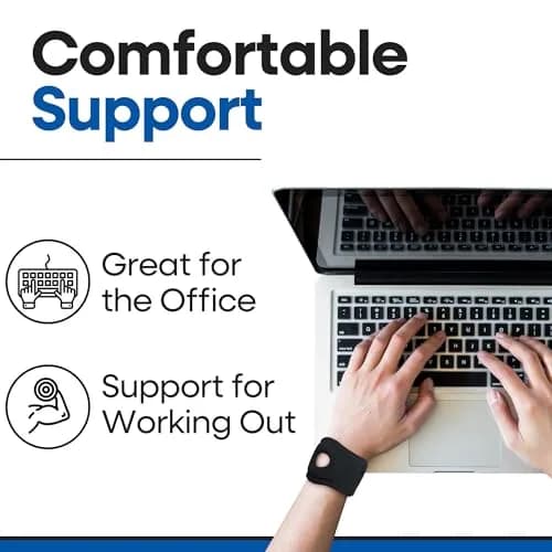 ARMSTRONG AMERICA Wrist Wrap Compression Wrist Brace for TFCC Tears | Carpal Tunnel & Tendonitis Support (MED) thumbnail 3