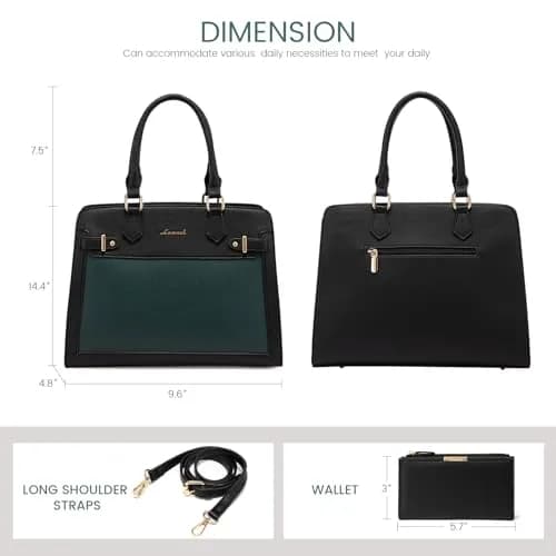 LOVEVOOK Handbags for Women, PU Leather Tote & Shoulder Bag | Spacious, Stylish & Durable thumbnail 4