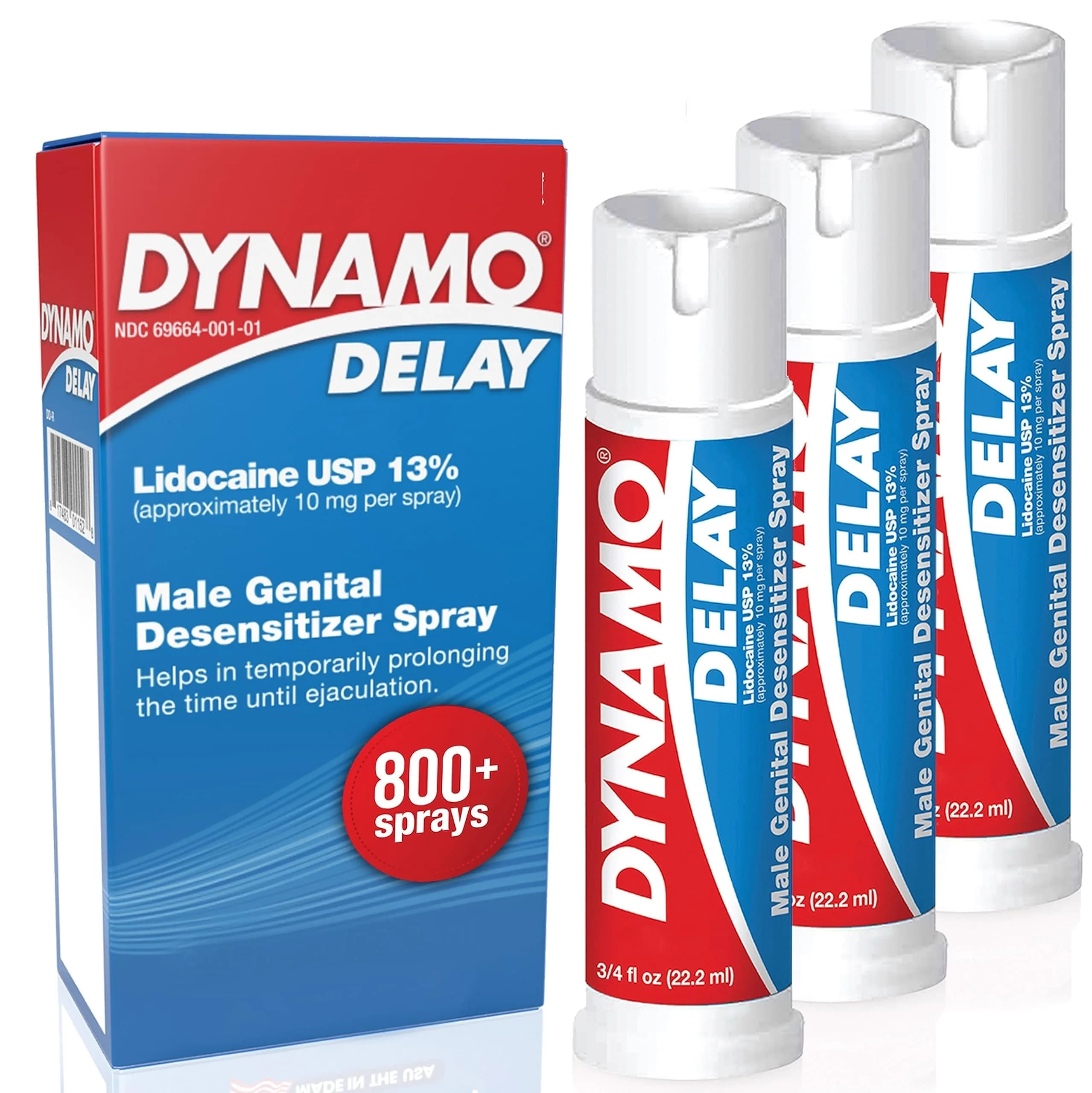 Screaming O Dynamo Delay Desensitizing Spray for Men | Over 270 Sprays, Prolong Climax, Reduce Sensitivity, Made in USA