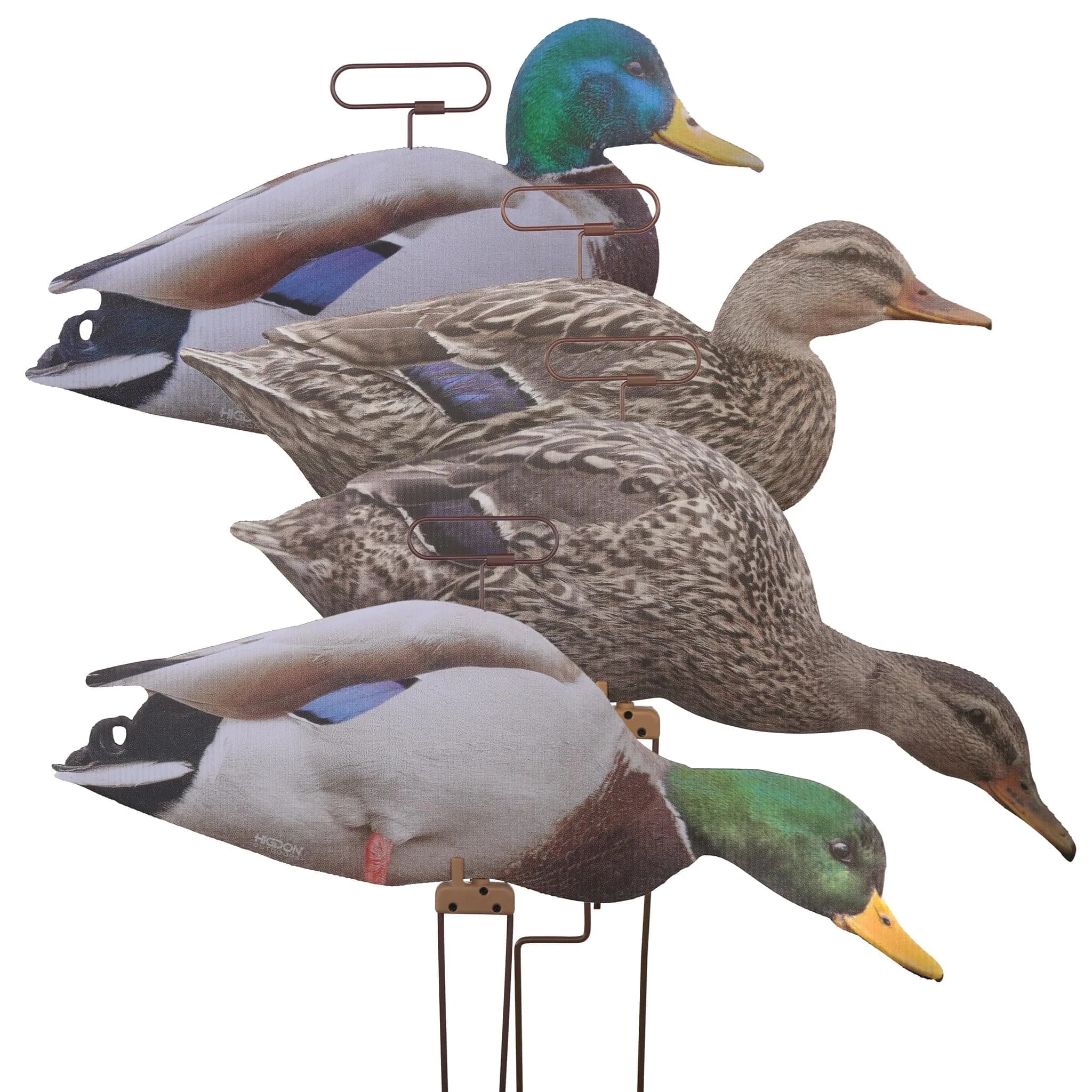 Higdon Outdoors Flats | Mallard Duck Silhouette Decoys for Waterfowl Hunting | Lightweight Weather Resistant 12 Pack - main product image