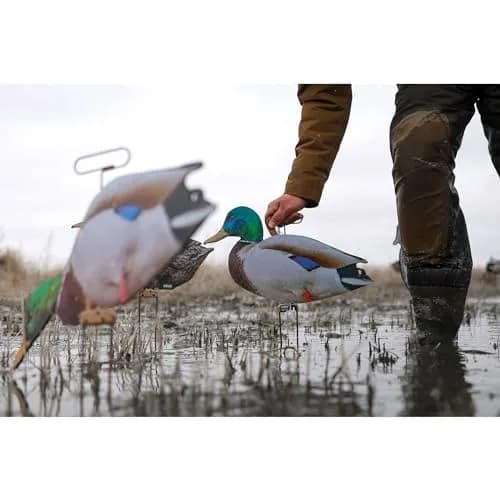 Higdon Outdoors Flats | Mallard Duck Silhouette Decoys for Waterfowl Hunting | Lightweight Weather Resistant 12 Pack thumbnail 6