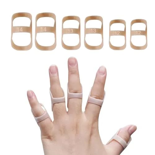 Soft Home Oval Finger Splints Size 12,13,14 | Waterproof, Breathable, Long-lasting Support thumbnail 1