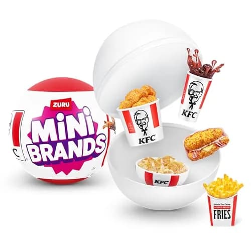 Mini Brands KFC Series 1 Mystery Capsule Toy | 5 Miniature Collectibles for Kids, Teens, Adults thumbnail 1